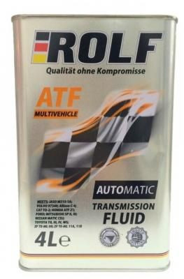 Масло трансм. ROLF ATF Multivehicle ПЛАСТИК (4л) 1*4шт Масло трансм. ROLF ATF Multivehicle ПЛАСТИК (4л) 1*4шт