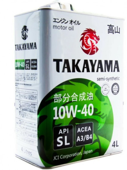 Масло моторное TAKAYAMA SAE 10W40 API SL A3/B4 (1л) ЖБ Масло моторное TAKAYAMA SAE 10W40 API SL A3/B4 (1л) ЖБ