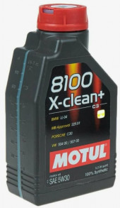Масло мотор. MOTUL  5W30 8100 X-CLEAN+ (1л) 1*12 шт.