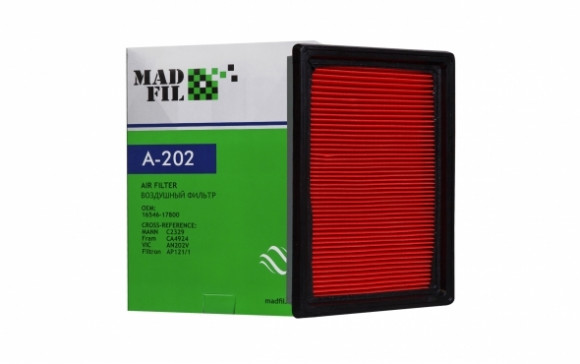 MADFIL Воздушный фильтр 16546-17800, NISSAN WINGROAD/SUNNY  шт