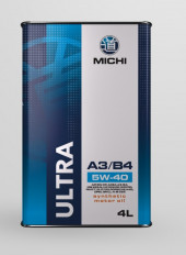 Масло мотор. 5w40 Michi Ultra A3/B4 4л