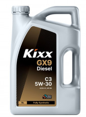 Масло мотор.  5W30 Kixx Diesel GX9 SN C3 пластик (5 л.) 1*3 шт.