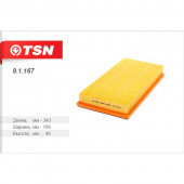 91167 Фильтр TSN воздушный MITSUBISHI Carisma Pajero Space Star 91167 Фильтр TSN воздушный MITSUBISHI Carisma Pajero Space Star