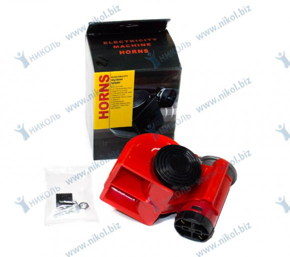 Сигнал звуковой 2 тона 12V, 115dB, 600/756Hz HORN