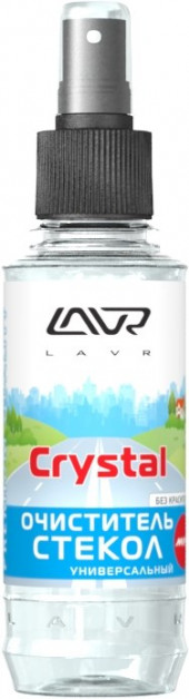 Ln1600 Очиститель стекол Crystal mini со спреем LAVR Glass Cleaner Crystal 185мл Ln1600 Очиститель стекол Crystal mini со спреем LAVR Glass Cleaner Crystal 185мл