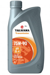 Масло трансмиссионное "TAKAYAMA SAE 75W90 API GL-4" 1л (1*12) пластик Масло трансмиссионное "TAKAYAMA SAE 75W90 API GL-4" 1л (1*12) пластик