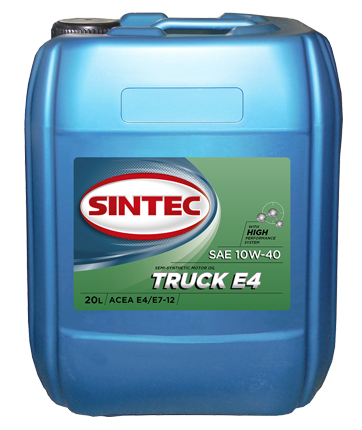 Масло мотор. SINTEC TRUCK SAE 10W40 ACEA E4/E7 20л