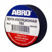 ABRO Изолента черная (9,1 м) 1*10 шт.(ET9121810BLKRW) ABRO Изолента черная (9,1 м) 1*10 шт.(ET9121810BLKRW)