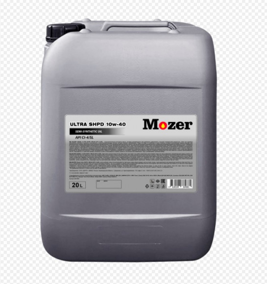 Масло мотор. 10w40 MOZER Ultra SHPD CI-4/SL (полусинтетика) 20л