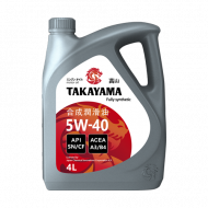 Масло моторное TAKAYAMA SAE 5W40 API SN/CF ПЛАСТИК 4л (1*4шт) Масло моторное TAKAYAMA SAE 5W40 API SN/CF ПЛАСТИК 4л (1*4шт)