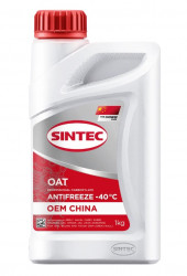 Антифриз A-40 Sintec OEM China OAT (КРАСНЫЙ)  1кг (1*12шт) Антифриз A-40 Sintec OEM China OAT (КРАСНЫЙ)  1кг (1*12шт)