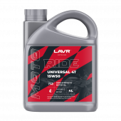 Ln7740 Масло мотор. 4Т 15W50 SM, RIDE UNIVERSAL  LAVR MOTO 4 л 1*4шт