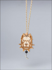 Ароматизатор подвеска CAROMI Питбуль 2 в круге Парфюм Унисекс