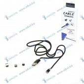 Зарядный датакабель 3/1 Apple Lightning/Type-C/Micro магнит.коннектор Зарядный датакабель 3/1 Apple Lightning/Type-C/Micro магнит.коннектор