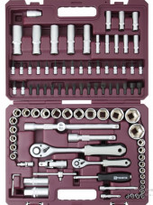 Набор инструмента Thorvik универсальный 1/4", 1/2"DR, 94 предмета Набор инструмента Thorvik универсальный 1/4", 1/2"DR, 94 предмета