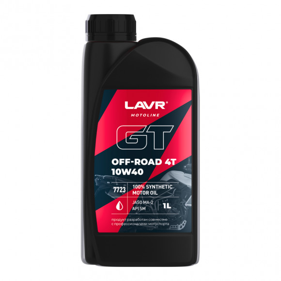 Ln7723 Масло мотор. 4T LAVR MOTOGT OFF ROAD, (1 л) 1*16шт