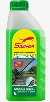 Летний омыватель стекол SIBIRIA  "Мошкомой" концентрат 1л 1*12шт Летний омыватель стекол SIBIRIA  "Мошкомой" концентрат 1л 1*12шт