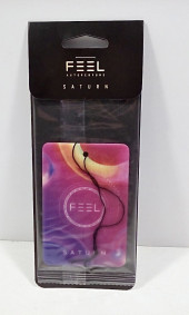 Освежитель воздуха "FEEL"  SATURN подвесной картон Освежитель воздуха "FEEL"  SATURN подвесной картон