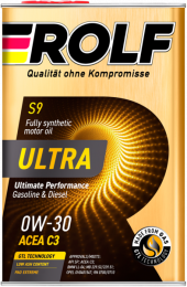 Масло мотор. ROLF ULTRA 0W30 ACEA C3 API SP 4л (1*4шт) Масло мотор. ROLF ULTRA 0W30 ACEA C3 API SP 4л (1*4шт)