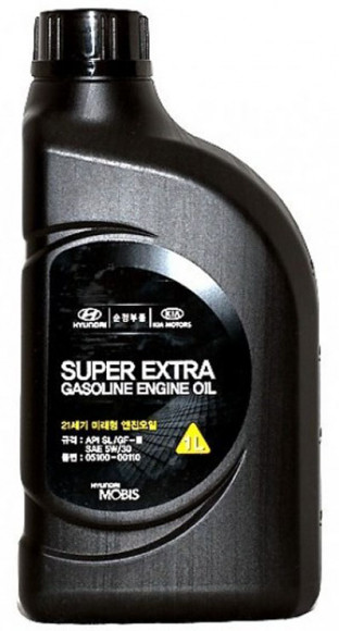 Масло мотор. 5W30 Hyundai SUPЕXTRAGAS API SL, ILSAC GF-3 (1л)1*12 шт.