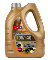 Масло мотор. 10w40 UNIX SG/CD 4л Масло мотор. 10w40 UNIX SG/CD 4л