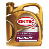 Масло мотор. SINTEC PREMIUM SAE 5W30 ILSAC GF-5 API SN (4л) 1*4шт Масло мотор. SINTEC PREMIUM SAE 5W30 ILSAC GF-5 API SN (4л) 1*4шт