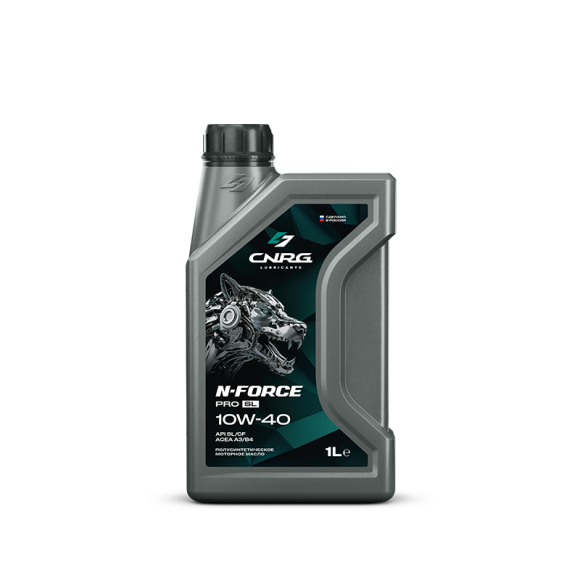 Масло мотор.CNRG N-Force Pro SL 10W-40 SL/CF, A3/B4 (1 л) 1*12шт Масло мотор.CNRG N-Force Pro SL 10W-40 SL/CF, A3/B4 (1 л) 1*12шт