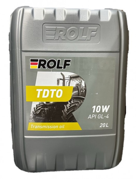 Масло гидро-трансмис.  ROLF TDTO SAE 10W пластик 20л