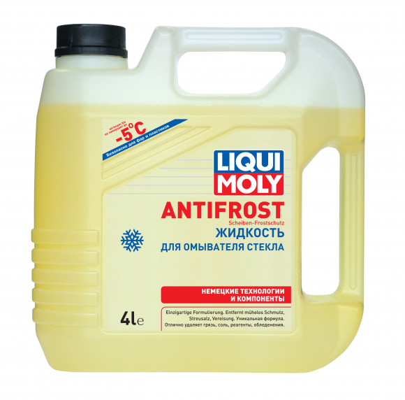 Зимняя жидкость для омывателя стекла ANTIFROST Scheiben-Frostschutz -5C (4л) 1*4 шт.