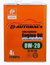 Масло мотор. 0W20 AUTOBACS ENGINE OIL FS  SP/GF-6A /  (4л) Масло мотор. 0W20 AUTOBACS ENGINE OIL FS  SP/GF-6A /  (4л)