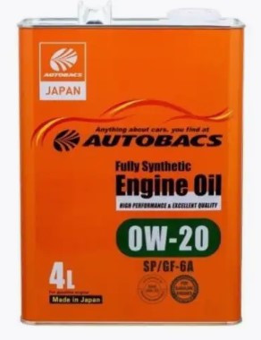 Масло мотор. 0W20 AUTOBACS ENGINE OIL FS  SP/GF-6A /  (4л) Масло мотор. 0W20 AUTOBACS ENGINE OIL FS  SP/GF-6A /  (4л)