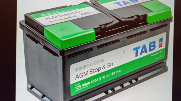 Аккумулятор TAB AGM 6СТ-95.0 Stop&Go