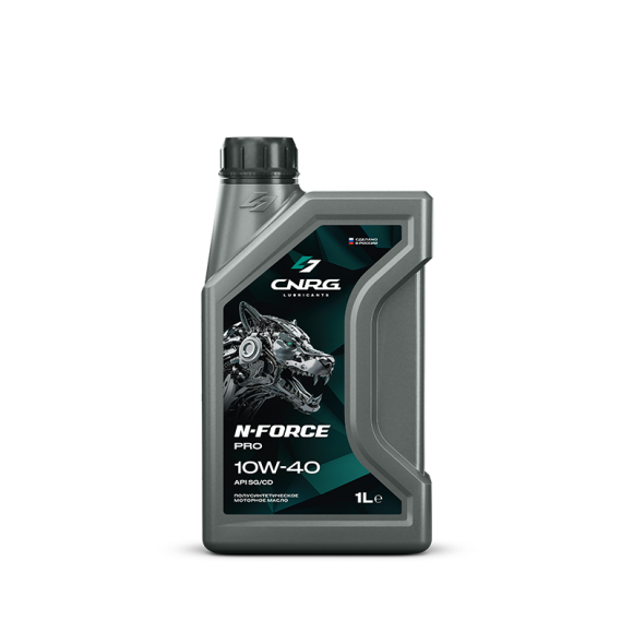 Масло мотор.C.N.R.G. N-Force Pro 10W-40 SG/CD (1 л) 1*12шт Масло мотор.C.N.R.G. N-Force Pro 10W-40 SG/CD (1 л) 1*12шт