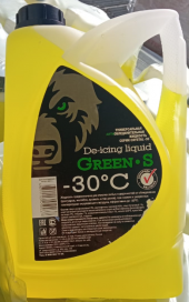 Жидкость антиобледенительная CRYSTAL (ЖЕЛТАЯ)  (-30С) 4,6Л фирм кан.(1*3шт)