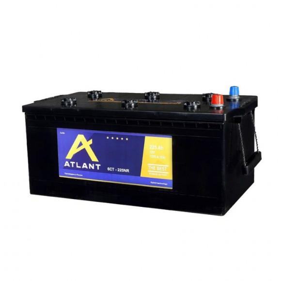 Аккумулятор 6 СТ 225 NR ATLANT (евро)
