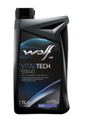 Масло мотор. 5W40 WOLF VITALTECH SN/CF A3/B4 (1 л.) пластик Масло мотор. 5W40 WOLF VITALTECH SN/CF A3/B4 (1 л.) пластик