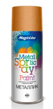 2110 Краска металлик "Золотистая" RAL 310М (265г)*12шт 2110 Краска металлик "Золотистая" RAL 310М (265г)*12шт