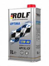 Масло мотор. ROLF Optima SAE 15W40 API SL/CF1л (1*12шт)