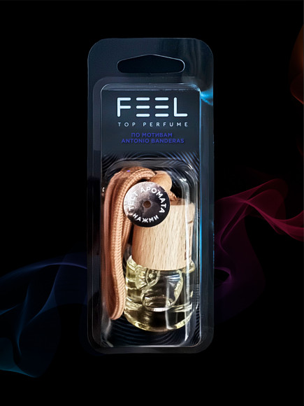 Освежитель воздуха "FEEL" TOP PERFUME по мотивам Antonio Banderas (блистер с тестером аромата)