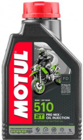 Масло мотор. MOTUL 510 2Т TC FD пластик (1 л.) 1*12 шт.