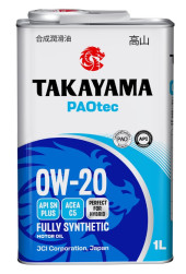Масло мотор. 0W20 TAKAYAMA PAOtec C5 SN plus (1л) 1*12шт Масло мотор. 0W20 TAKAYAMA PAOtec C5 SN plus (1л) 1*12шт