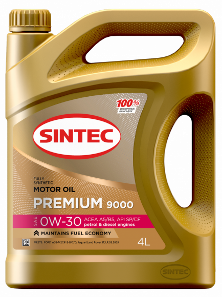Масло мотор. SINTEC PREMIUM 9000 SAE 0W30 ACEA A5/B5 API SP 4л (1*4шт) Масло мотор. SINTEC PREMIUM 9000 SAE 0W30 ACEA A5/B5 API SP 4л (1*4шт)