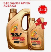 Масло мотор. ROLF 3-SYNTHETIC SAE 5W30 ACEA C3 4л АКЦИЯ 4+1 (1*3шт) Масло мотор. ROLF 3-SYNTHETIC SAE 5W30 ACEA C3 4л АКЦИЯ 4+1 (1*3шт)