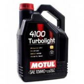 Масло мотор. MOTUL  4100 TURBOLIGHT 10W40  4л) (1*4шт)