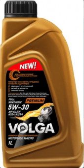 Масло мотор. 5W30 Волга-Ойл Premium ACEA A3/B4 API SL/CF 1л (1*12шт)