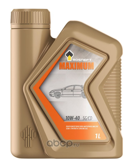 Масло мотор. Роснефть Maximum 10W40 SG/CD п/синт. (1л)