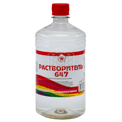 Растворитель 647 ХИМАВТО (1л) (пл.) 1*20 шт