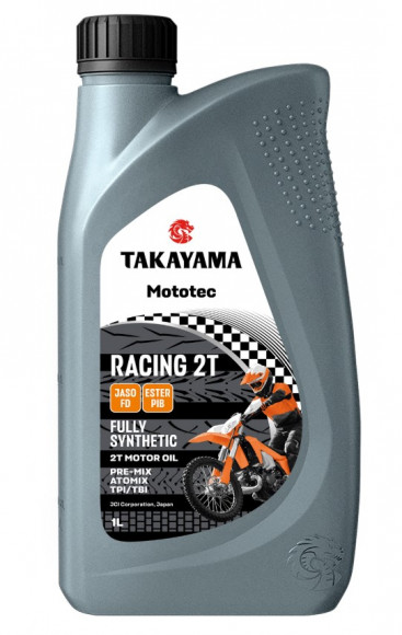 Масло мотор. 2T TAKAYAMA Mototec Racing TC FD (1л) 1*12шт