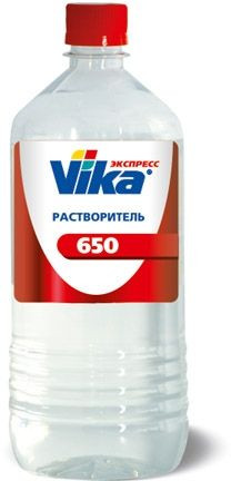 Растворитель 650 VIKA (1л) (пл.) 1*15 шт