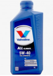 Масло мотор.  5W40 Valvoline ALL CLIMATE C3 (1 л.) пластик 1*12 шт.